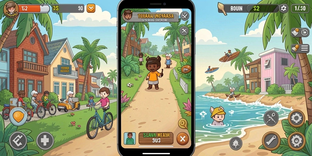 fungame777 - Screenshot permainan yang menampilkan grafis yang memukau.