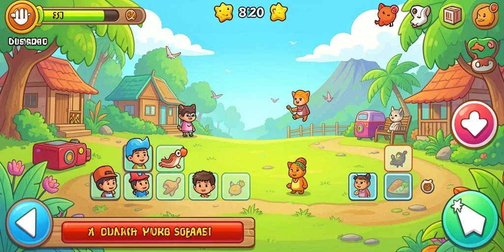 ratudewi - Screenshot dari misi menantang di dunia magis.